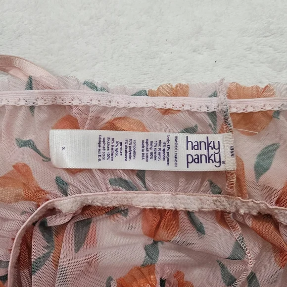 Anthropologie X Hanky Panky Citrus Crush Chemise in Pink & Orange Fruit Print - Picture 5 of 5